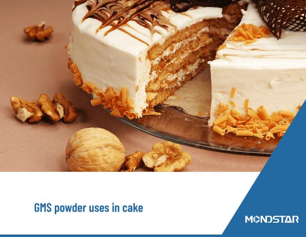 gms powder uses in cake