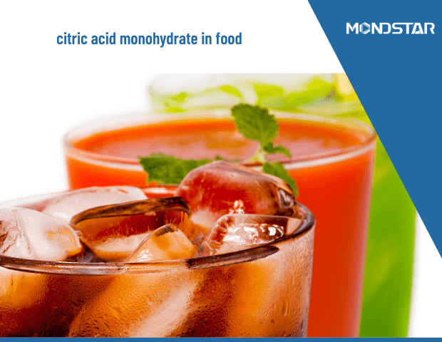 citric acid monohydrate in food